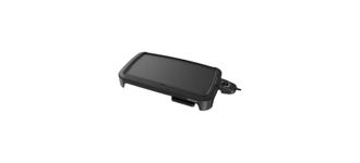 BLACK+DECKER Family-Sized Electric Griddle with Warming Tray & Drip Tray, GD2051B