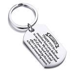 Coach Thank You Keychain #1 Coach Gift Appreciation Gift for Football Soccer Wrestling Baseball Coach Retirement Gift (silver)