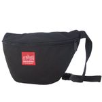 Manhattan Portage Retro Pack - Waist Bag Fanny Pack or Cross Body Bag Spacious Main Compartment with Zipper Closure 1000D CORDURA Classic Fabric (Black)