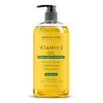 MAJESTIC PURE Vitamin E Oil | 100% Pure and Natural Cold Pressed Vitamin E oil | 20,000 IU | Non-GMO Verified | Hair & Body Oil | 8 Fl Oz