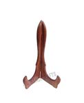 AR Handicrafts Unique Sheesham Plate Holder Stand Decorative Showpiece (08 Inch, Wood)