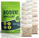 NJKPUYT Mice Repellent,Mouse Repellents Outdoor,Rat Repellent for House,Natural Mice Repellent Indoor, Peppermint Oil to Repel Mice and Rats,Get Rid of Mice, Keeps Mice Away,Rat Deterrent Indoor-12P