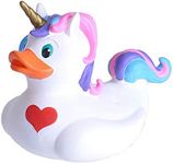 Wild Republic Rubber Duck, Unicorn,