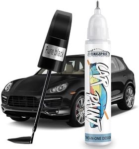 FIXEZPRO Black Touch Up Paint for Cars,Car Paint Scratch Repair Pen,Color Accurate Quick Fix Vehicles Chip Rim Scuff Repair(Pure Black)