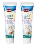 2 PACK TRIXIE ANTI HAIRBALL MALT 'N' CHEESE CAT TREAT PASTE SNACK HAIRBALL AID 100G