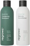 Regrowz Hair Thickening Shampoo 225ml & Hair Volume Conditioner 200ml - Biotin Hair Growth Shampoo and Conditioner for Women & Men - DHT Blocker & Sulphate Free - Restore Stronger & Healthier Hair
