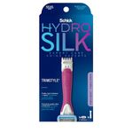 Schick Hydro Silk TrimStyle Hydrating Razor & Bikini Pubic Trimmer, Includes 1 Razor Refill