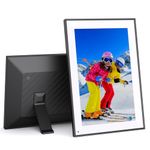 Digital Picture Frame 10.1-inch Electronic-Photo-Album - 16GB Digital Frame, IPS Touch Screen, Light Sensor, Auto-Rotate, Share Pictures Video via APP or Email, Free Cloud, Birthday Gifts for Women