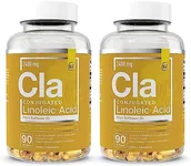 Essential Elements CLA Maximum Strength - Healthy Weight Management - 3000 mg 100% Pure Conjugated Linoleic Acid 180 Softgels (2-Pack)