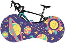 MEETOZ Bicycle Wheel Cover, Anti-dust Indoor Bike Storage Bag, Bike Wheel Cover Washable High Elastic Tire Package Road MTB Protective Gear Garage for Tires of 26-29 Inches (A)