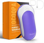 OCOOPA Quick Charge Hand Warmers, Power Delivery 10000 mAh USB C Electric Hand Warmer Rechargeable Power Bank, 15hrs Long Lasting, 6 Heat Levels, Perfect for Outdoors, Great Gift Women Men