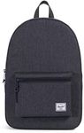 Herschel Unisex-Adult Settlement Backpack, Black Crosshatch/Black, Classic 23.0L