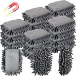 Sherr 18 Pcs Microfiber Shag Magnet