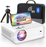 Mini Projector with 5G WiFi and Blu