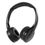 OUNA IR Infrared Wireless Car Headphones Stereo Headset Wired Earphone Dual Channel for In-car DVD Player