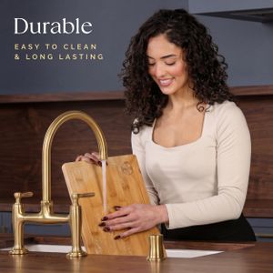 Deer & Oak Large Bamboo Cutting Board – Durable Chopping Surface