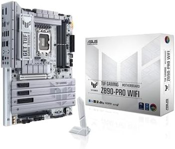 ASUS TUF Gaming Z890-PRO WiFi Z890 LGA 1851 ATX Motherboard, Intel® Core™ Ultra Series 2 Ready, Advanced AI PC-Ready, 16+1+2+1 Stages, DDR5, PCIe® 5.0, Thunderbolt 4 Type-C, 4X M.2, Wi-Fi 7, 2.5Gb