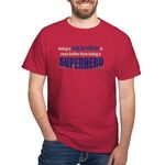 CafePress Adult Sizes Big Brother Superhero Dark T Shirt Men's Traditional Fit Dark Casual Tshirt Cardinal