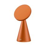 DailyObjects Surge Conoid Qi2.2-Certified MagSafe-Compatible Wireless Charger with 25W Fast Charging, Premium Cosmic Orange Finish, Sleek Conoid Design, Supports iPhone & Qi-Enabled Devices – Orange