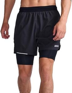 2XU Men's Aero 2-in-1 5" Shorts Shorts