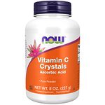 Now Foods, Vitamin C Powder, L-Ascorbic Acid, 227g Vegan Powder, Gluten Free, Vegetarian, Soy Free, Non GMO