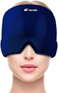 Ice Pack for Face - Migraine Relief Hat & Headache Ice Pack Wrap Cap - Reusable Wearable 360° Natural Cooling for Head, Face, and Eyes - Comfortable Stretchable Design - One Size Fits All