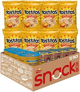 Tostitos Tortilla Chips Chip & Salsa Pack, 3oz Tostitos Crispy Rounds & 3.8oz Medium Salsa (16 count)