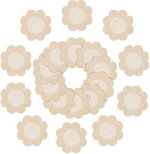 SATINIOR Nipple Covers 30 Pairs Nipple Breast Covers Disposable Petal Nipple Pasties for Women Girls Party, 30 Pairs, One size