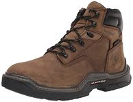 Wolverine Men's Raider DuraShocks 6" Waterproof Construction Boot, Chocolate CHIP, 12