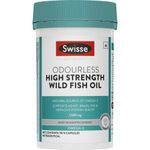 Swisse Fish Oil with 1500mg Omega 3 In One Capsule (Only One Capsule Per Serving) Manufactured In Australia, Highest Omega-3 Content In One Capsule - 90 Days Pack