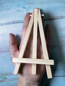 12-Piece Wooden Tabletop Easel Set – Art Display & Painting Stands