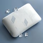 Frido Ultimate Deep Sleep Pillow with Cooling Cover | Orthopaedic Gel Memory Foam Pillow for Neck & Shoulder Pain Relief | Breathable, Pressure Relief for Side & Back Sleepers | King Size 4 Inch