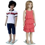 Ravizaa Kids Full Body Mannequin Display Dummy - Perfect for Shop & Showrooms to Showcasing Your Kids' Clothing and Accessories - Pack of 1 (Skin Color, 3.3 ft)