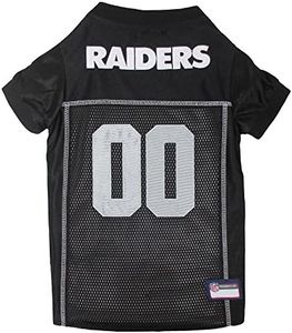 Pets First NFL Oakland Raiders Premium Pet Jersey, Medium