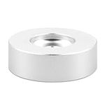 kwmobile 45 RPM Record Adapter - Aluminum Insert Center Adapter for 45RPM 7 Inch Singles Records - Compatible with All Turntables - DJ & Vinyl Accessories - Diameter 1.5" (3.8 cm)