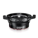 SNIPIZ PL-RF Lens Mount Adapter with Rotary Lock Compatible with PL Lens to Canon RF Mount Cameras EOS R EOS Ra EOS RP EOS R5 EOS R6 EOS R3