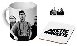 Arctic Monkeys BW Ceramic Coffee Mug + Coaster Gift Set …