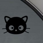 Chococat Black Sticker Decal Sanrio Hello Kitty Black Car Window Wall Macbook Notebook Laptop Sticker Decal