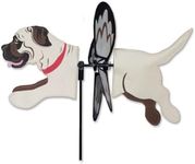 Premier Kites Petite Wind Spinner for Patio, Lawn, Garden | 100% Rain & UV Resistant Polyester - Aerodynamic, Sturdy Long Lasting Dog Wind Spinner (Mastiff)