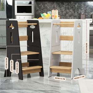 COSYLAND Toddler Standing Tower – Adjustable Kitchen Helper