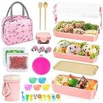 jijoe 27 PCs Bento Box Lunch Kit, S