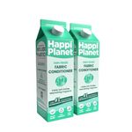 Happi Planet|Natural Fabric Conditioner & Fabric Softener|2L|Softer Clothes, Lavender & Mint Freshness|Plant Based, Non-Toxic, Eco-Friendly, Organic, Herbal|Safe for Woolens & Baby Clothes, Liquid