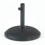 SunTime Heavy Duty 15kg Parasol Base Outdoor Concrete Umbrella Stand Black