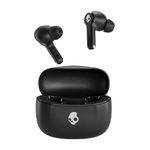 Skullcandy Uproar Wireless Earbuds, 46Hr Battery + Rapid Charge, Quad Mic ENC, Multipoint Pairing, 10mm Drivers, Sweat & Water Resistant, Bluetooth v5.4 – Black Matte