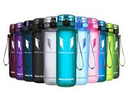 Super Sparrow Sports Water Bottle - 500ml - Non-Toxic BPA Free & Eco-Friendly Tritan Co-Polyester Plastic - For Running, Gym, Yoga, Outdoors and Camping