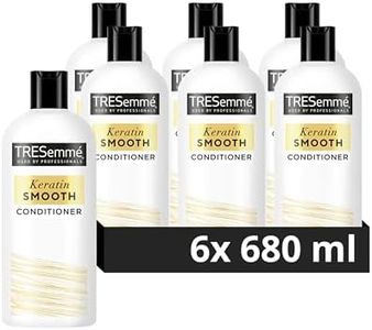 TRESemmé Keratin Smooth Conditioner hair care product with hydrolysed keratin for 72h frizz control, smoothness & shine 6x 680 ml