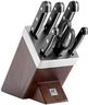 ZWILLING Gourmet Selbstschärfender Messerblock, 7-teilig, Made in Germany