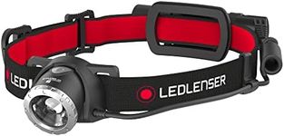 Ledlenser, H8R Lightweight Multipurpose Rechargeable Headlamp, High Power LED, 600 Lumens, Hands-Free Light for Everyday, Work, Home, Outdoor, Camping, Black