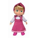 Simba 109301067 Masha and the Bear Soft Body Doll, 40 cm, in Classic Outfit, from 3 Years