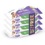 Himalaya Soft & Gentle Baby Wipes |72 Wipes x B3 G1 Free - 288 Wipes | With Licorice & Aloe Vera | Gently cleanses & Helps prevent the cause of Nappy Rash | With the Goodness of Himalaya Baby lotion | Extra Soft | Skin-Friendly pH